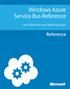 widely available Windows Azure Service Bus 260 pages