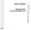 User s Guide. Managed Rack Power Distribution Unit