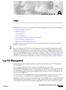 Logs. Log File Management APPENDIX