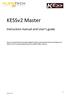 KESSv2 Master. Instruction manual and User s guide