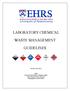LABORATORY CHEMICAL WASTE MANAGEMENT GUIDELINES