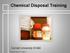 Chemical Disposal Training