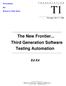 The New Frontier... Third Generation Software Testing Automation