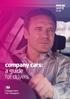 company cars: a guide for drivers