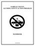 FAIRFAX COUNTY ALCOHOL SAFETY ACTION PROGRAM HANDBOOK