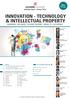 INNOVATION - TECHNOLOGY & INTELLECTUAL PROPERTY