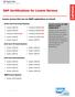 SAP Certifications for Lenovo Servers