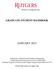 GRADUATE STUDENT HANDBOOK JANUARY 2015