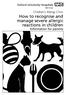 Children s Allergy Clinic How to recognise and manage severe allergic reactions in children. Information for parents. Oxford University Hospitals
