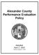 Alexander County Performance Evaluation Policy
