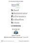 School Administrator Performance Evaluation System