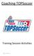 Coaching TOPSoccer. Training Session Activities. 1 US Youth Soccer