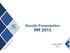 ResultsPresentation 9M 2015. Juan Lladó CEO