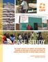 CASE STUDY. The ADAPT Project in Zambia: Successes and