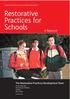 Restorative Practices for Schools