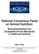 National Consensus Panel on School Nutrition: