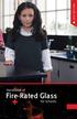 2010 edition. Handbook of. Fire-Rated Glass. for schools