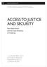 Access to Justice and Security