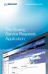 Commercial Aviation Services. The Boeing Service Requests Application