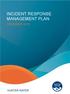 INCIDENT RESPONSE MANAGEMENT PLAN DECEMBER 2015