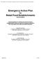 Emergency Action Plan for Retail Food Establishments Second Edition