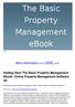 Getting Start The Basic Property Management Ebook- Online Property Management Software Uk