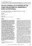 Detection of Marijuana Use by Oral Fluid and Urine Analysis Following Single-Dose Administration of Smoked and Oral Marijuana