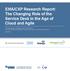 EMA/CXP Research Report: The Changing Role of the Service Desk in the Age of Cloud and Agile