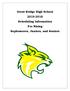 Great Bridge High School 2015-2016 Scheduling Information For Rising Sophomores, Juniors, and Seniors