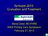 Syncope 2015: Evaluation and Treatment. Steve Greer, MD FHRS BHHI Primary Care Symposium February 27, 2015