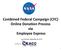 Combined Federal Campaign (CFC) Online Donation Process via Employee Express