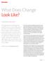 What Does Change Look Like?