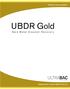 UltraBac Documentation. UBDR Gold. Administrator Guide UBDR Gold v8.0