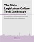 The State Legislature Online Tech Landscape