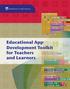 Educational App Development Toolkit for Teachers and Learners