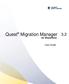 Quest Migration Manager 3.2
