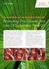 Promoting The Growth And Use Of Sustainable Palm Oil
