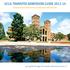 UCLA TRANSFER ADMISSION GUIDE 2013-14