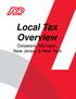 Local Tax Overview. Delaware, Michigan, New Jersey & New York