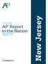 New Jersey. AP Report to the Nation THE 10TH ANNUAL STATE SUPPLEMENT FEBRUARY 11, 2014
