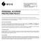 PERSONAL ACCIDENT PROTECTION POLICY