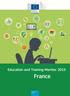 Education and Training Monitor 2015. France. Education and Training