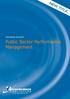 Public Sector Performance Management