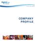 one source, endless capabilities COMPANY PROFILE