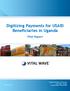 Digitizing Payments for USAID Beneficiaries in Uganda