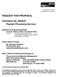 REQUEST FOR PROPOSAL. Solicitation No. 8004879 Payment Processing Services