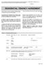 RESIDENTIAL TENANCY AGREEMENT