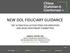 NEW DOL FIDUCIARY GUIDANCE