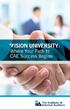 WHAT IS VISION UNIVERSITY?