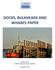 DOCKS, BULKHEADS AND WHARFS PAPER. Written by the AIMU Technical Services Committee